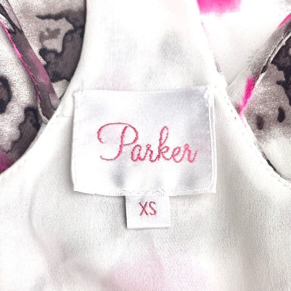 Parker Color Splash Sleeveless Silk Blouse - Picture 6 of 8